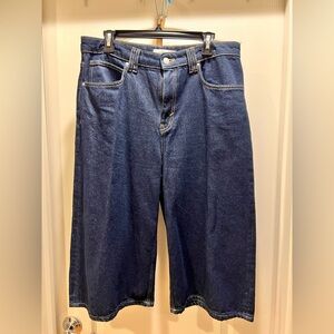Mango Bermuda or Culottes style Deep Blue women’s Jeans